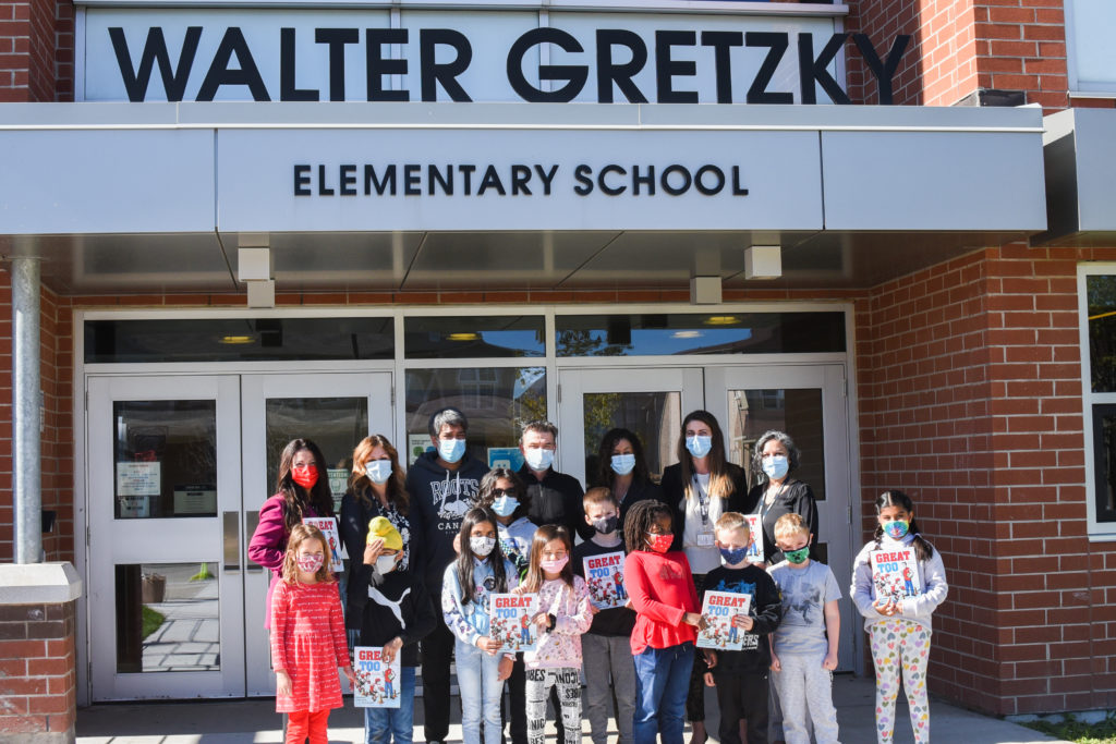 Walter Gretzky Elementary School hosts “Great Too” book launch