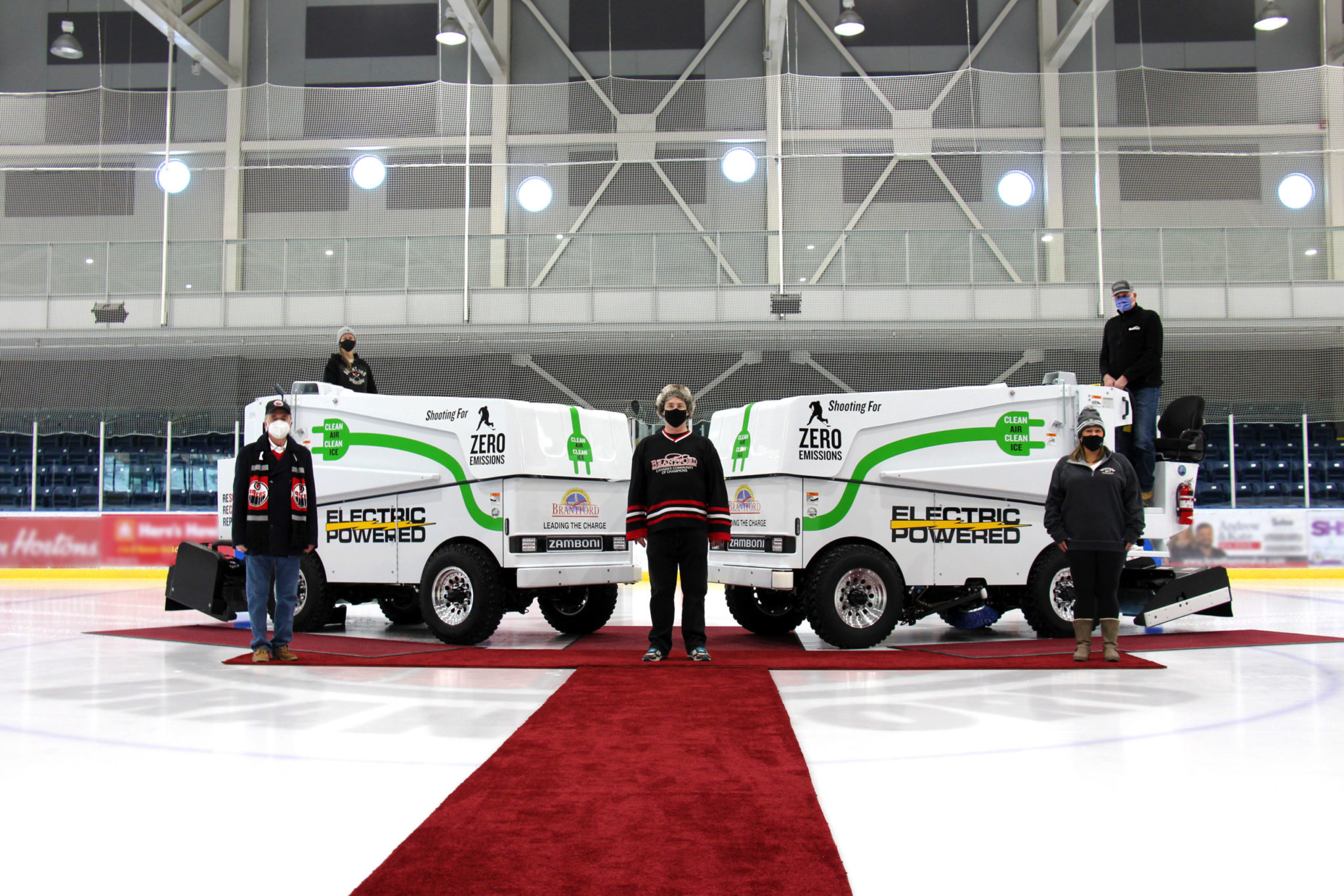 Brantford to use electricpowered Zambonis at Wayne Gretzky Sports