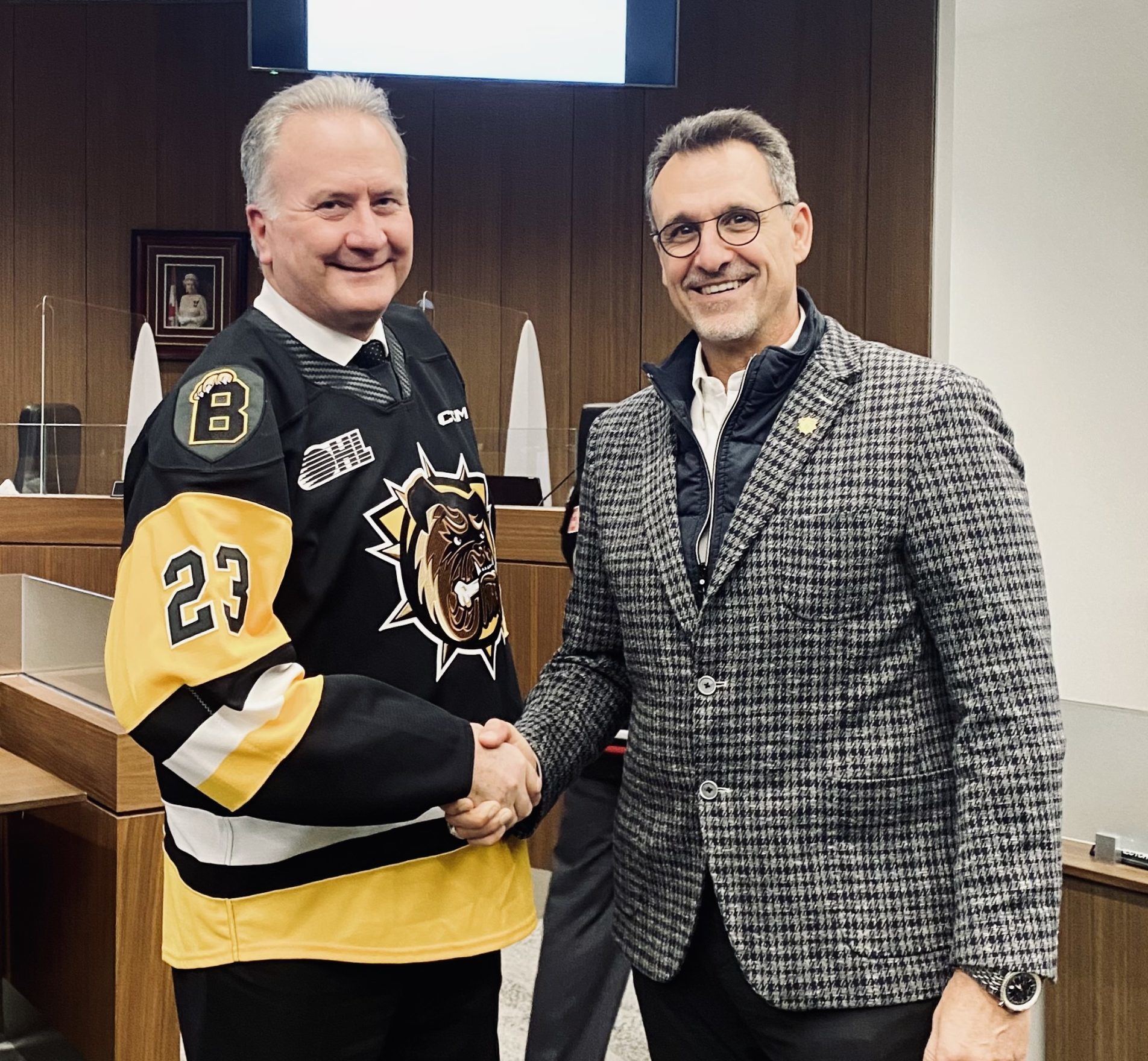 Brantford City Council officially welcomes OHL Bulldogs to Brantford - City  of Brantford