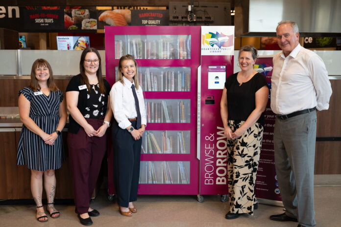 Brantford Public Library unveils latest self-serve kiosk | BrantBeacon